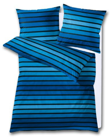 Kleine Wolke Naples bed linen set, mako satin, royal, 155 x 220 cm