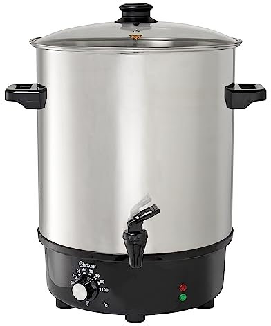 Bartscher Glühweintopf, Einkochtopf 30L Gastronomiebedarf