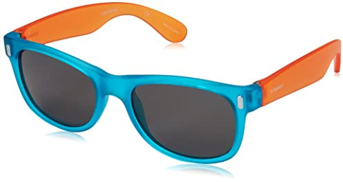 Polaroid Kinder P0115 Y2 89t 46 Sonnenbrille, Blau (Blute Orange/Grey), EU
