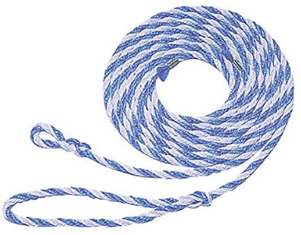 Kerbl Viehtransportstrick (3,20m, blau- weiß, große Schlaufe, 5-er Pack) Nr. 2954/5