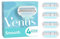Gillette Venus Smooth Razor Blade Refills, 4 each