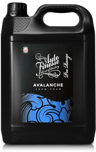 Auto Finesse Avalanche Snow Foam 5L | pH Neutral Car Wash Soap | Thick Foam for Pre-Wash & Foam Lance | Citrus Scent | Safe on Wax and Sealants | British Made