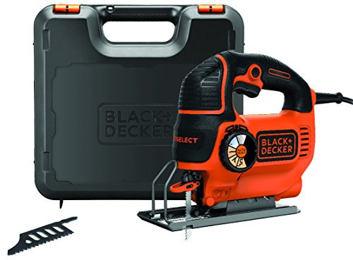 BLACK+DECKER KS901SEK-QS Seghetto alternativo Autoselect 620W ad azione pendolare in valigetta + 2 lame