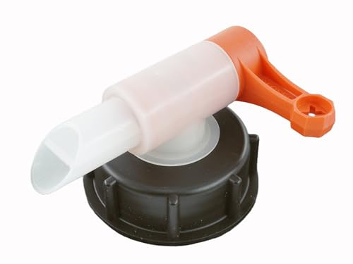 Fittingstore - Rubinetti di Scarico per Taniche in Plastica DIN 45/51/61 (per Filettatura Tanica Diametro Esterno: 60,5 mm)