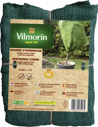 VILMORIN HOUSSE D'HIVERNAGE EN JUTE VERTE 0,80M X 1 M VILMORIN