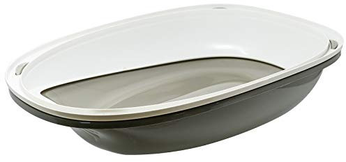 Aimé Agrobiothers Shuttle Katzentoilette, oval, mit Rand, 57 x 40 x 19 cm