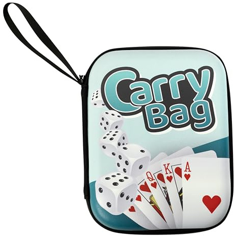 Theo Klein 5908 Borsa da trasporto, Pratica custodia per carte da gioco e dadi, Giocattolo per bambini dai 3 anni