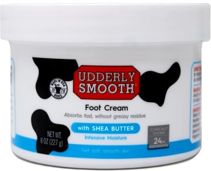 Udderly Smooth Foot Cream Jar, 8 Ounce