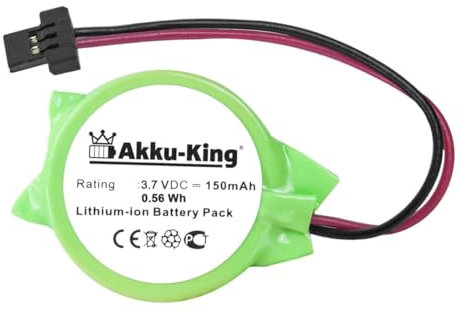 Backup, CMOS Batterie kompatibel mit Lenovo 93P4905 - Li-Ion 150mAh - für Thinkpad X100E 2876, 3506, 3507, 3508