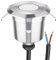 ledscom.de Apparecchio LED da incasso AGENA per esterni, IP65, acciaio inossidabile, rotondo, Ø 60mm, bianco caldo