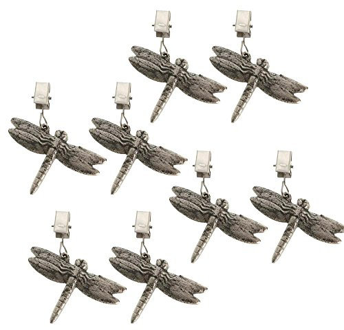 ToCi Set of 8 Tablecloth Weights - Dragonfly, Butterfly, Bee, Ladybird