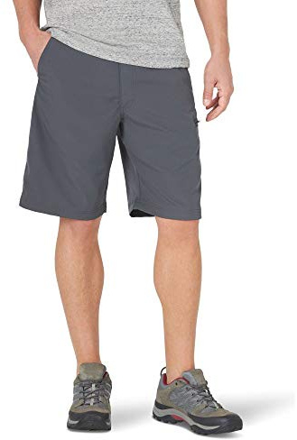Performance Side Elastic Utility Short, Carbonite, 36