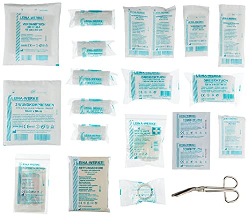 LEINA-WERKE REF 12010 Erste-Hilfe-Nachfllpack DIN 13164 in Folientasche