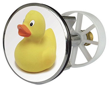 Waschbeckenstöpsel Design Ente | Abfluss-Stopfen aus Metall | Excenterstopfen | 38 – 40 mm