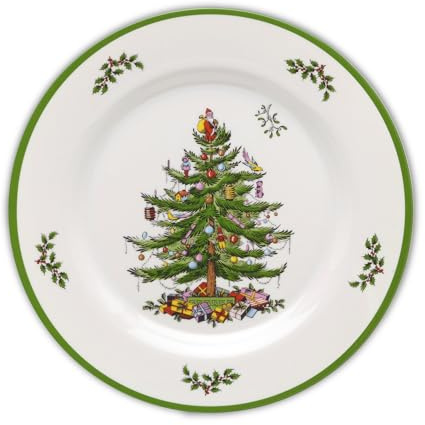 Spode Christmas Tree Melamine Dinner Plate, Set of 4