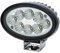 HELLA 1GA 996 761-001 LED-Arbeitsscheinwerfer - Oval 100 Gen. II - 12/24V - 4400lm - Anbau/geschraubt - schwenkbarer Montagebügel - Nahfeldausleuchtung - Stecker: DEUTSCH Stecker