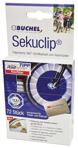 Büchel Compact Speichenreflektor, Black, Einheitsgröße