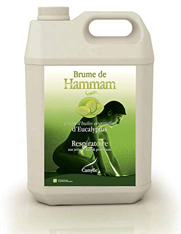 Camylle - Steam Bath Fragrance Eucalyptus - Fragrances Made from Essential Oils for Steam Rooms, Steam Baths, or Steam Showers - Respiratory with Fresh penetrating Aromas - 5000ml