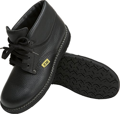 JOB Dachdecker-Schuhe MORITZ II Leder, halbhoch, Schnürschuh, schwarz (47)