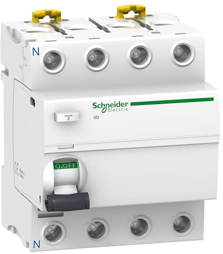 Schneider Electric - Acti9, iID interrupteur différentiel 4P 40A 300mA sélectif type AC - A9R15440