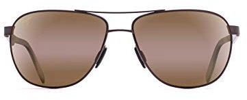 Maui Jim Unisex Sunglasses, hcl Castles Choclate matt, M