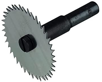 wolfcraft Sierra para hendiduras WS I 3270000 I Fresas WS de acero para herramientas para fresar sobre madera blanda y dura.