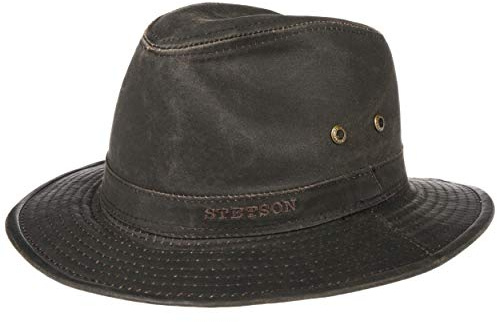 Stetson Ava Cotton Traveller Hat Men Brown 6 3/4-6 7/8