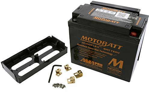 MOTOBATT Batterie 12 V 21 Ah (MBTX20UHD) [wartungsfrei & versiegelt] kompatibel für HD 1584 Dyna Street Bob FXDB 2007-2010