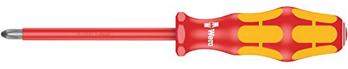 Wera 162 i PH Kraftform Plus Lasertip VDE Insulated Screwdriver, Phillips 2 x 100 mm, 05006154001