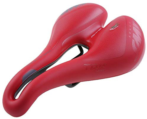 Selle SMP Damen Fahrradsattel TRK Lady, rot, ZSTT03LARGE