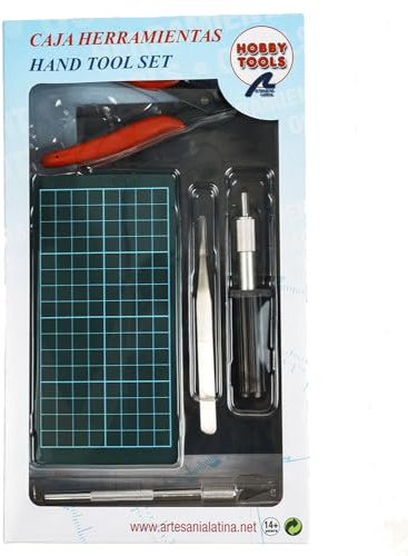 Artesanía Latina - Jeu d'Outils pour Modélisme en Plastique et en Bois - Modèle 27003-1 - Kit d'Outils pour Montage de Modèles Réduits