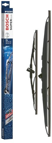 Bosch Wiper Blade Super Plus Spoiler SP22/16S, Length: 550mm/400mm − Set of Front Wiper Blades