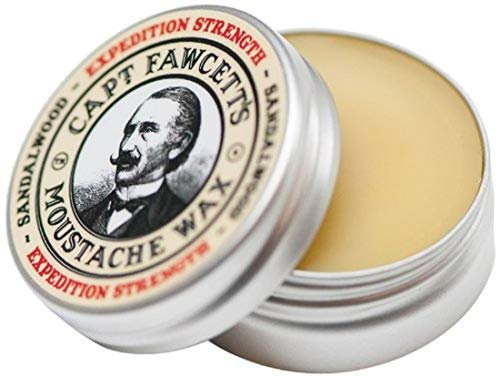 Captain Fawcett Expedition Strength Moustache Wax For A Firmer Hold 15ml, 1er Pack (1 x 15 ml)