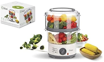 Kiwi 953KFS2903 Cocedor A Vapor Eléctrico, 500 W, 5 L