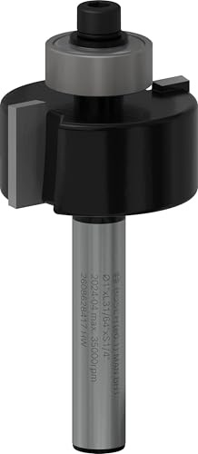 Bosch 1x PRO Falzfräser (für Weichholz, Hartholz, Ø 25,4 mm, Professional Zubehör Handfräse, Kantenfräse)