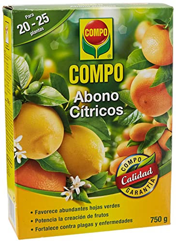 COMPO Abono para cítricos, Efecto de larga duración de 4 semanas, 750 g
