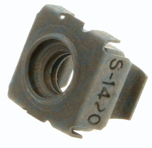25 Cage Nuts 1/4-20 Fits 3/8 Hole - Phosphate Clipsandfasteners Inc