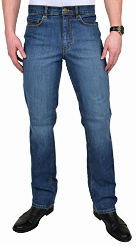 Paddock`s Herren Jeans Ranger - Slim Fit - Blau - Blue Medium Stone Used, Größe:W 31 L 32;Farbe:Blue Medium Stone Used (5921)
