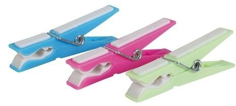 Habitex 283Y12 - Pinzas Ropa Pack 12 Piezas Plastico