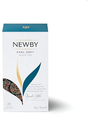 Newby Teas Classic Earl Grey Tea Bags (Pack of 1, Total 25)