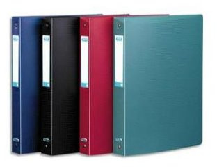 ELBA Ringbuch Memphis, 20 mm, 4 Ring-Reiámechanik, sortiert