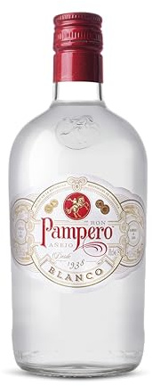 Pampero Blanco Rum 70 cl – Weißer Rum, in Ex-Scotch Fässern gereift, 37,5% Vol.