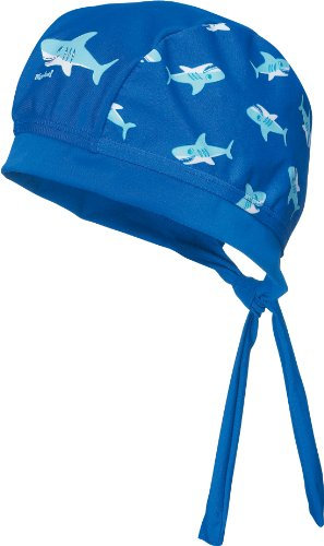 Playshoes Unisex Uv-schutz Kopftuch Bademütze Kopfbedeckung, Hai, 53 EU