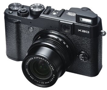 Fujifilm X20 12 MP 2/3 tum CMOS, 4 000 x 3 000 pixlar, svart digitalkamera - digitalkameror (12 MP, 4 000 pixlar, CMOS, 4X, Full HD, svart)