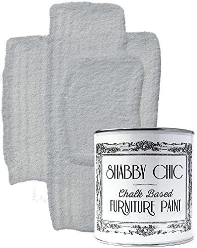 Shabby Chic Chalk Based Furniture Paint, Winter Grey - 1 L | Distressed Matt Finish for Furniture, Home Decor or DIY Projects | Interior & Exterior | Non-Sand, Suitable for Wood, Plastic & Metal