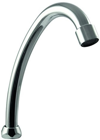 Schläfer 401213 | Canna di Ricambio Universale Rubinetto Cucina Girevole, Adatta per il Lavello della Cucina, Ghiera 3/4, Lunghezza Tubo 20cm, con Aeratore Anticalcare Risparmio Acqua M22