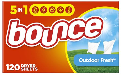 Bounce Outdoor Fresh Fabric Softener Sheets, 120 Count