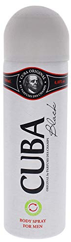 Cuba Black By Cuba Body Spray 6.6 Oz - M