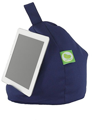 iPad, eReader & Book Mini Bean Bag By Bean Lazy Fits All tablets and eReaders - Navy