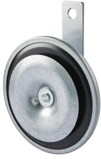 HELLA Signal Horn - HEAVY DUTY HORN M26 - 12V - 105dB(A) - Frequency Range: 335Hz - Low Tone - Electric - Housing Colour: grey/black - Flat Plug-in Connector - Quantity: 1 - 3AL 002 952-861